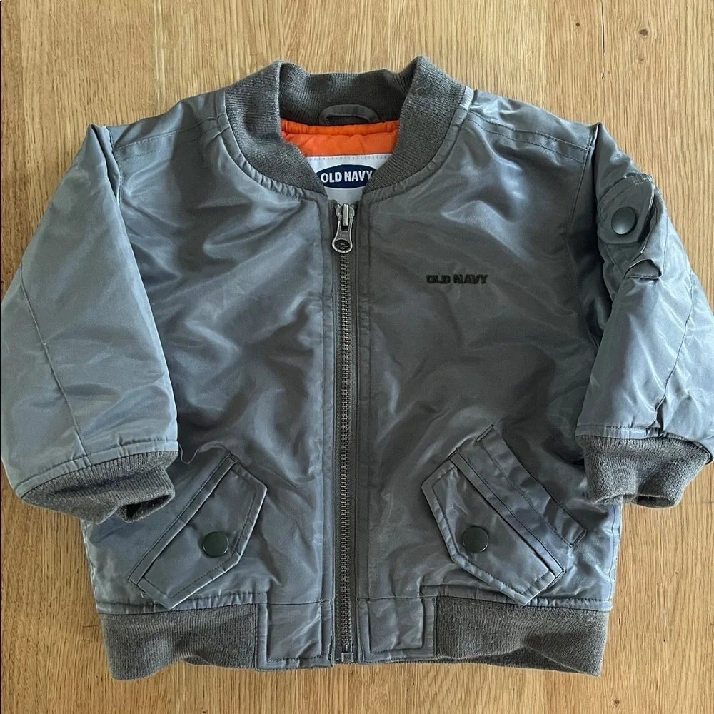 Old Navy Kids Bomber Jacket - Olive Green